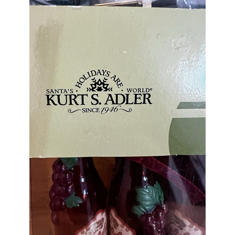 Kurt S. Adler Holiday Cheer Wine Bottle String Lights Party Light Indoor Outdoor - Picture 4 of 8